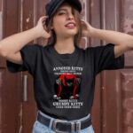 Annoyed Kitty Touchy Kitty Grouchy Ball Of Fur Moody Kitty Grumpy 1 T Shirt