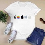 Apple Logo Evolution History 3 T Shirt
