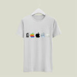 Apple Logo Evolution History 4 T Shirt