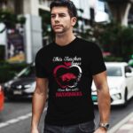 Apple This Teacher Loves Her Razorbacks Go Cardinal Go White 2 T Shirt