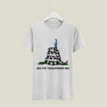 Are You Threatening Me Beavis and Butt Head Gadsden Flag Snake 5 T Shirt