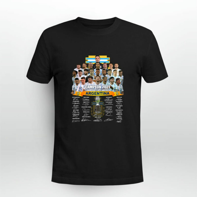 Argentina Campeon 2021 Conmebol Copa America Camiseta 0 T Shirt