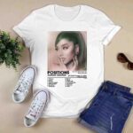 Ariana Grande Positions Album Tracklist Ariana Grande 0 T Shirt
