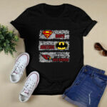 Arizona Cardinals Superman Means hope Batman Means Justice 3 T Shirt