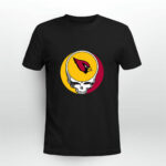 Arizona Cardinals Your Face Football Fan Supporter Grateful Dead 4 T Shirt