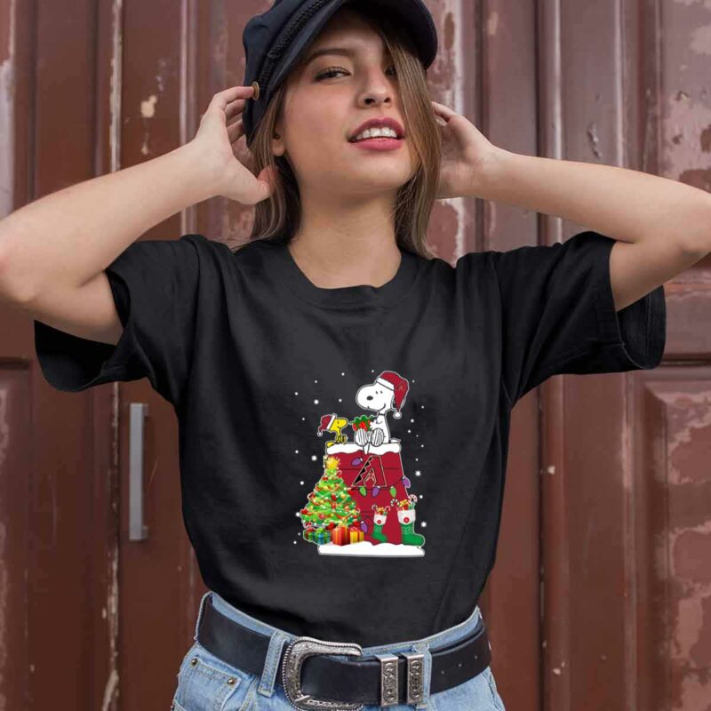 Arizona Diamondbacks Snoopy Woodstock Christmas 0 T Shirt