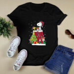 Arizona Diamondbacks Snoopy Woodstock Christmas 4 T Shirt