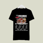 Arkansas Mens Basketball 101st Anniversary 1923 2024 Signature 1 T Shirt