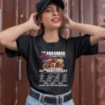 Arkansas Mens Basketball 101st Anniversary 1923 2024 Signature 3 T Shirt