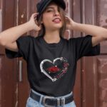 Arkansas Razorbacks Twinkle Heart 3 T Shirt