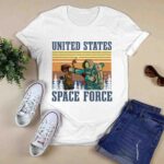 Astronaut punch Alien in the face United States Space Force vintage 0 T Shirt