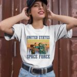 Astronaut punch Alien in the face United States Space Force vintage 2 T Shirt