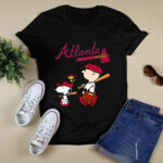 Atlanta Braves Let Is Play Baseball Together Snoopy 3 T Shirt