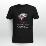 Atlanta Braves Stark House are coming Game of Thrones 4 T Shirt