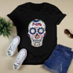 Atlanta Braves Sugar Skull 2 T Shirt