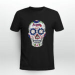 Atlanta Braves Sugar Skull 4 T Shirt