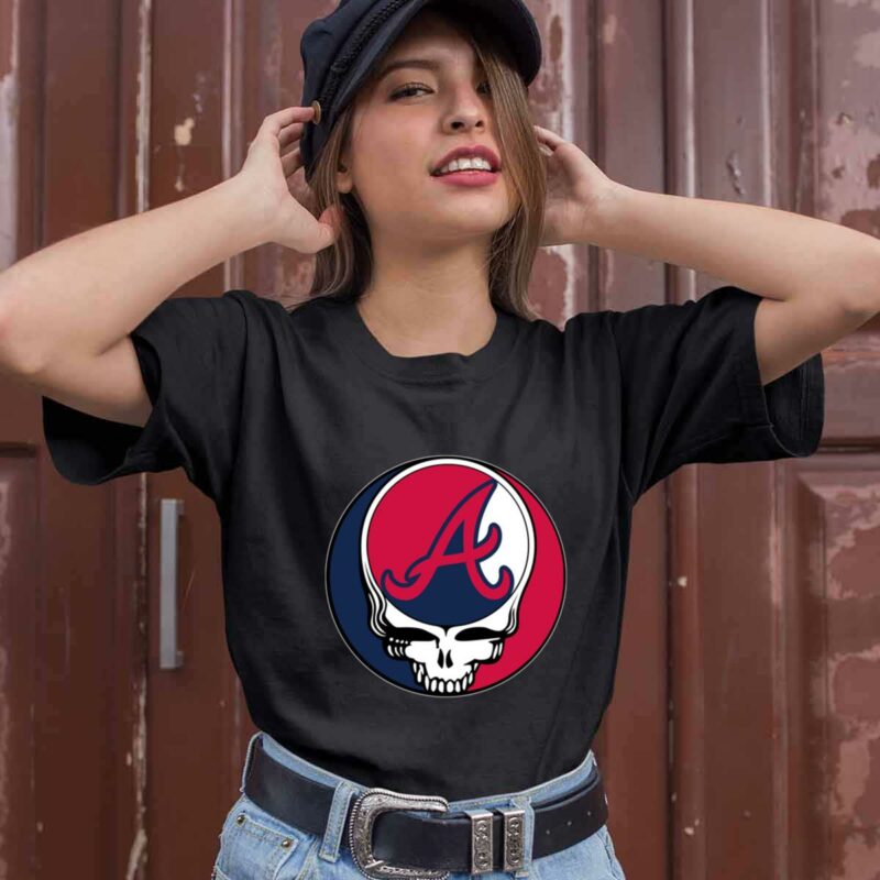 Atlanta Braves The Grateful Dead Baseball 0 T Shirt