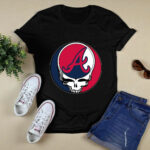 Atlanta Braves The Grateful Dead Baseball 2 T Shirt