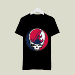 Atlanta Braves The Grateful Dead Baseball 4 T Shirt
