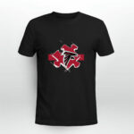 Atlanta Falcons Autism 3 T Shirt