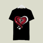 Atlanta Falcons Glitter Hear 2 T Shirt