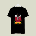Atlanta Falcons Snoopy Pumpkin House 3 T Shirt
