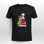 Atlanta Falcons Snoopy Woodstock Christmas 4 T Shirt