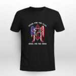 Atlanta Falcons Stand for the flag kneel for the cross 4 T Shirt