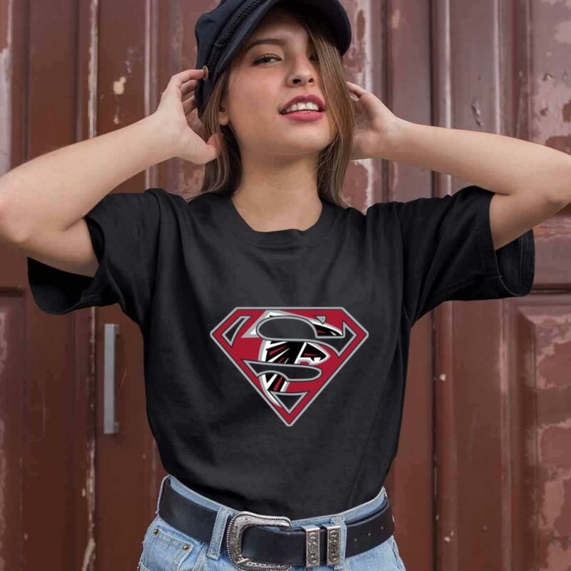 Atlanta Falcons Superman Logo 0 T Shirt