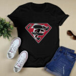 Atlanta Falcons Superman Logo 3 T Shirt