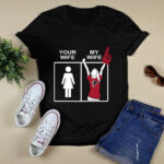Atlanta Falcons Your Wife My Wife 2 T Shirt