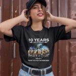 Attack on Titan 10 Years 2013 2023 Thank You for the Memories 1 T Shirt