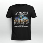 Attack on Titan 10 Years 2013 2023 Thank You for the Memories 2 T Shirt