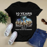 Attack on Titan 10 Years 2013 2023 Thank You for the Memories 3 T Shirt