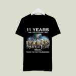 Attack on Titan 11 Years 2013 2024 Thank You for the Memories 3 T Shirt