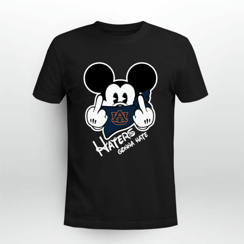 Auburn Tigers Haters Gonna Hate Mickey Mouse 0 T Shirt