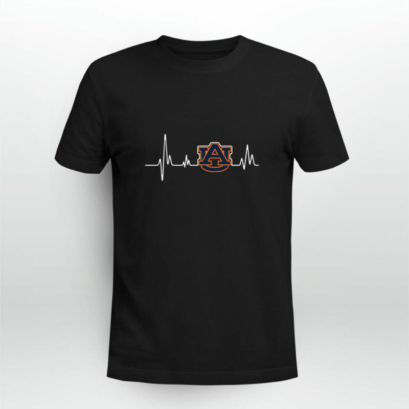 Auburn Tigers Heartbeat 0 T Shirt