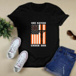 Auburn Tigers One Nation Under God 4 T Shirt