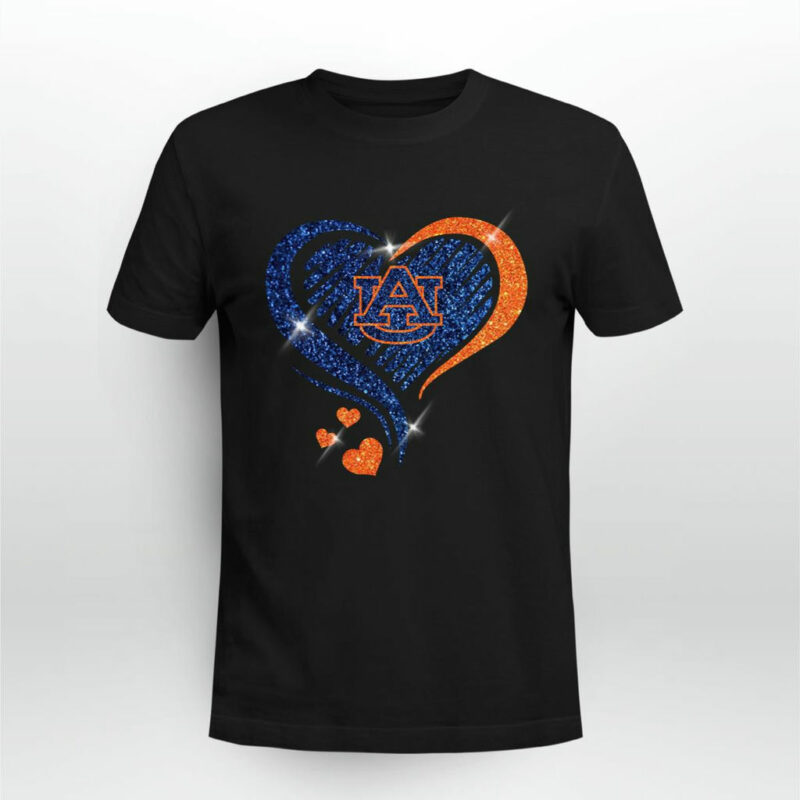 Auburn Tigers Twinkle Heart 0 T Shirt