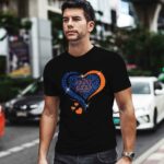 Auburn Tigers Twinkle Heart 2 T Shirt