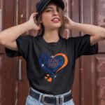 Auburn Tigers Twinkle Heart 3 T Shirt