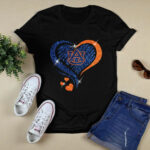 Auburn Tigers Twinkle Heart 4 T Shirt