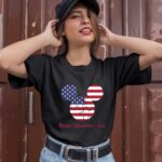 Autism Awareness Disney Accept Understand Love American Flag 1 T Shirt