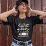Autism Doesnt Come With A Manual It Comes With A Family Who Never Gives Up 1 T Shirt