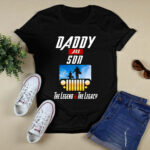 Avenger Endgame Daddy and Son Jeep the Legend and the Legacy 2 T Shirt