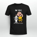 Awesome Snoopy Charlie Brown Be You The World Will Adjus 2 T Shirt