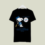 Awesome Snoopy Los Angeles Dodgers World Series Champions 2020 4 T Shirt