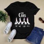 Awesome The Chicago Cubs Baseball Team Abbey Road Signatures 2 T Shirt