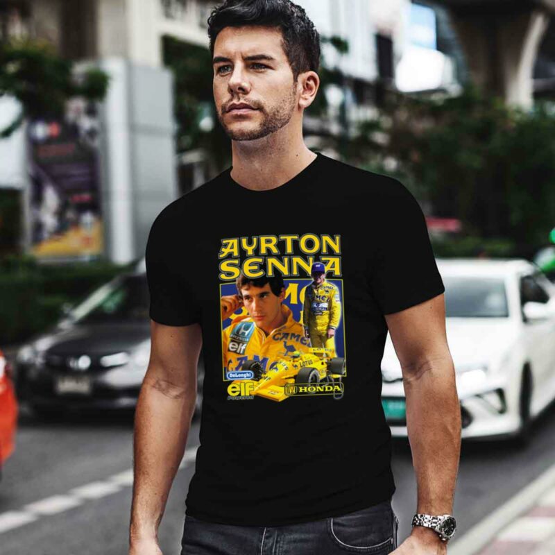 Ayrton Senna Camel Vintage 0 T Shirt