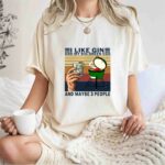 BBQ I Like Gin And My Big Green Egg And Maybe 3 People 1 T Shirt